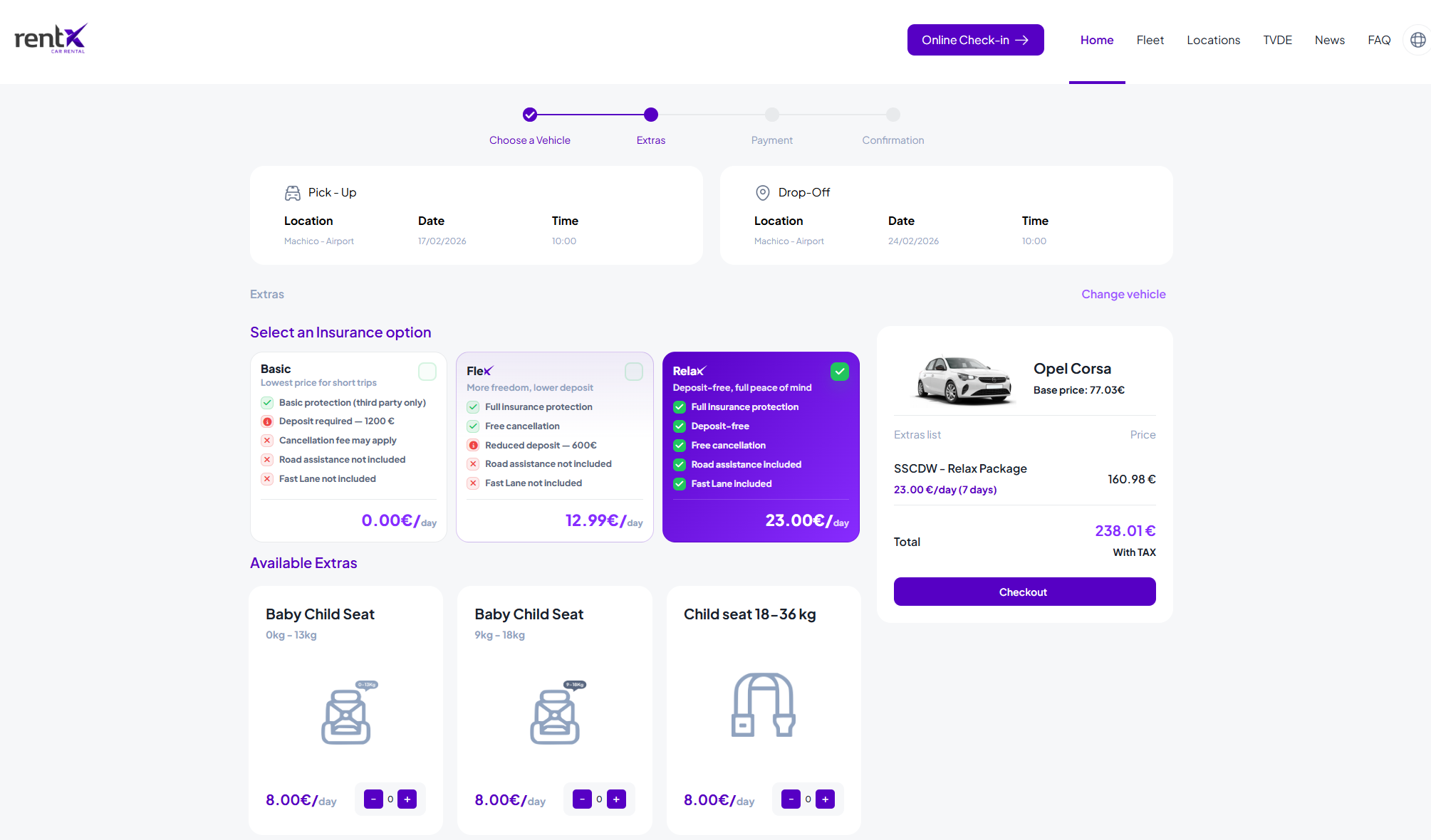 Extrák kiválasztása